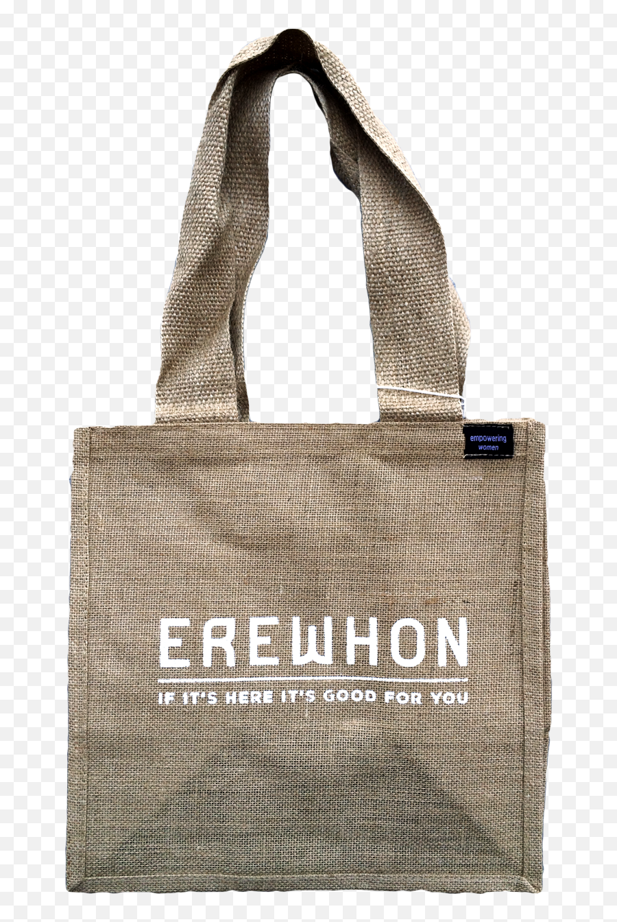 Erewhon Jute Bag - Tote Bag Emoji,Shopping Bags With Logo