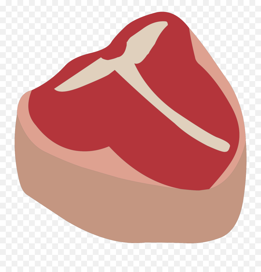 Meat Svg Vector Meat Clip Art - Steak Clipart Transparent Emoji,Meatloaf Clipart