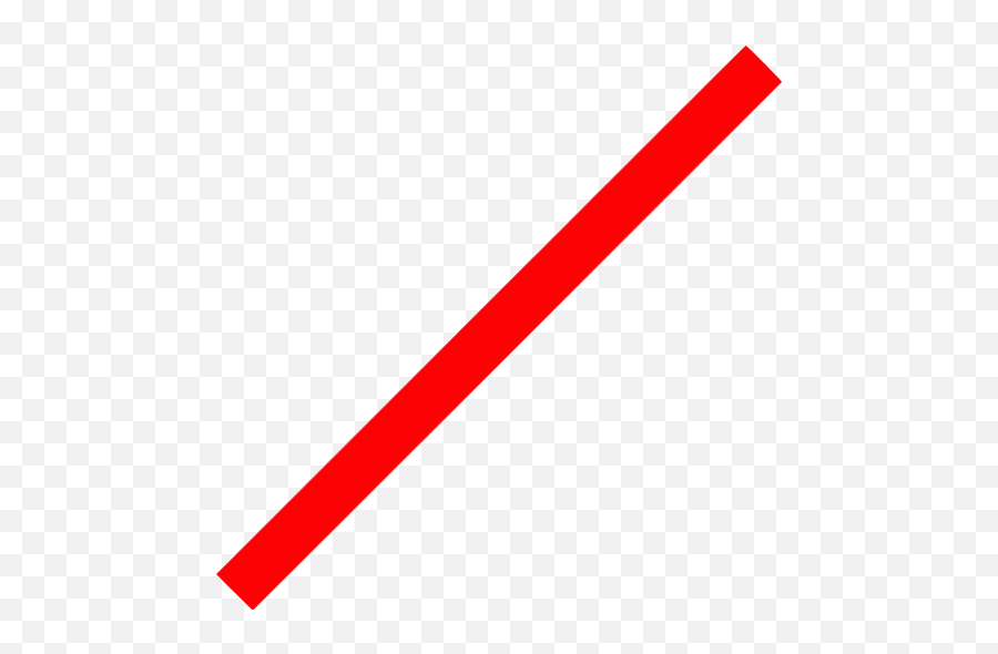 Red Line 2 Icon - Crossed Out Png Emoji,Red Line Transparent