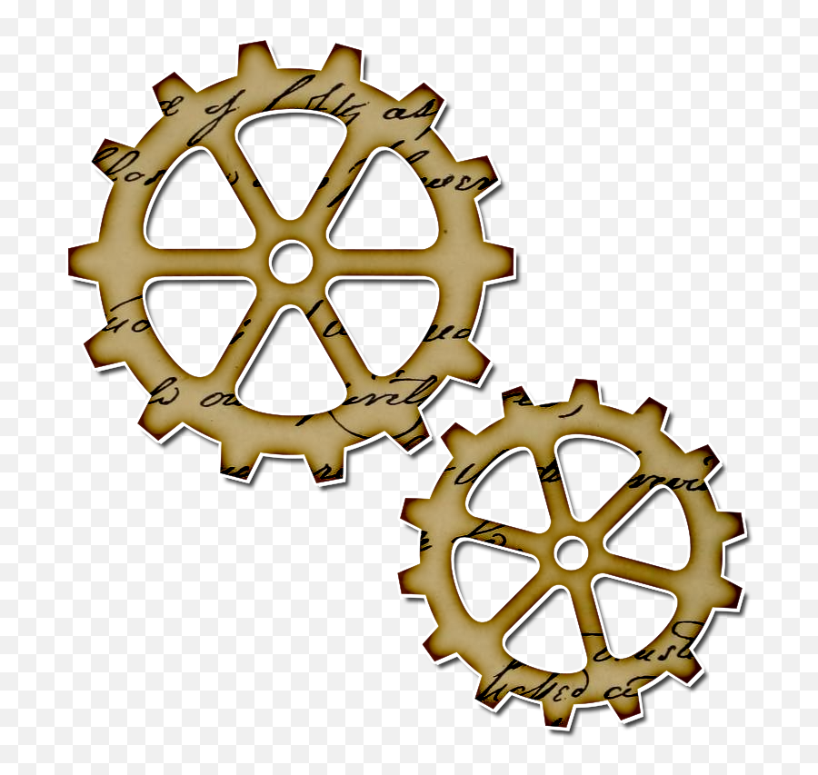 Steampunk Clipart Gears Png Image With - Transparent Steampunk Gears Png Emoji,Gear Clipart