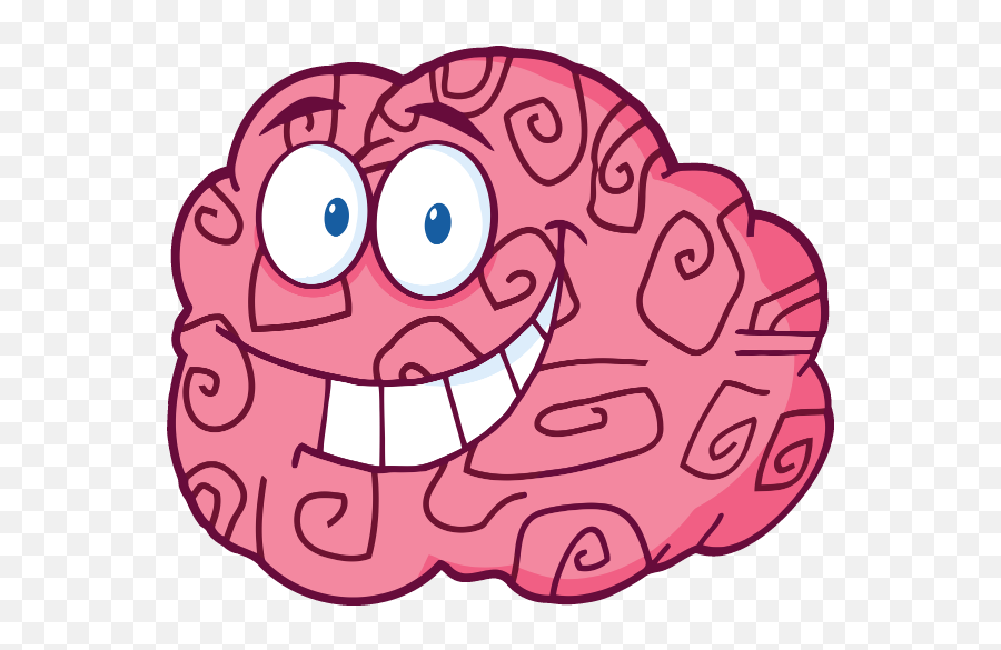 Iclipart 4499 Happy Brain Small - Part Of The Brain Illustration Emoji,Happiness Clipart