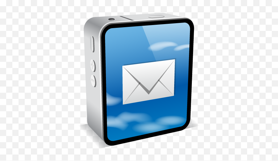 Iphone 4 Black Email Icon - Iphone 4 Mini Icons Softicons Icon Emoji,Iphone Clipart