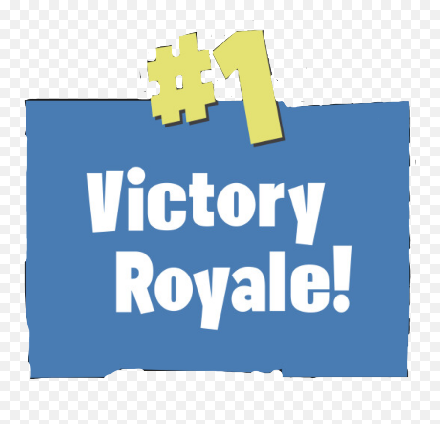 Fortnite Victory Royale Sign - Victory Royale Logo Png Emoji,Victory Royale Png