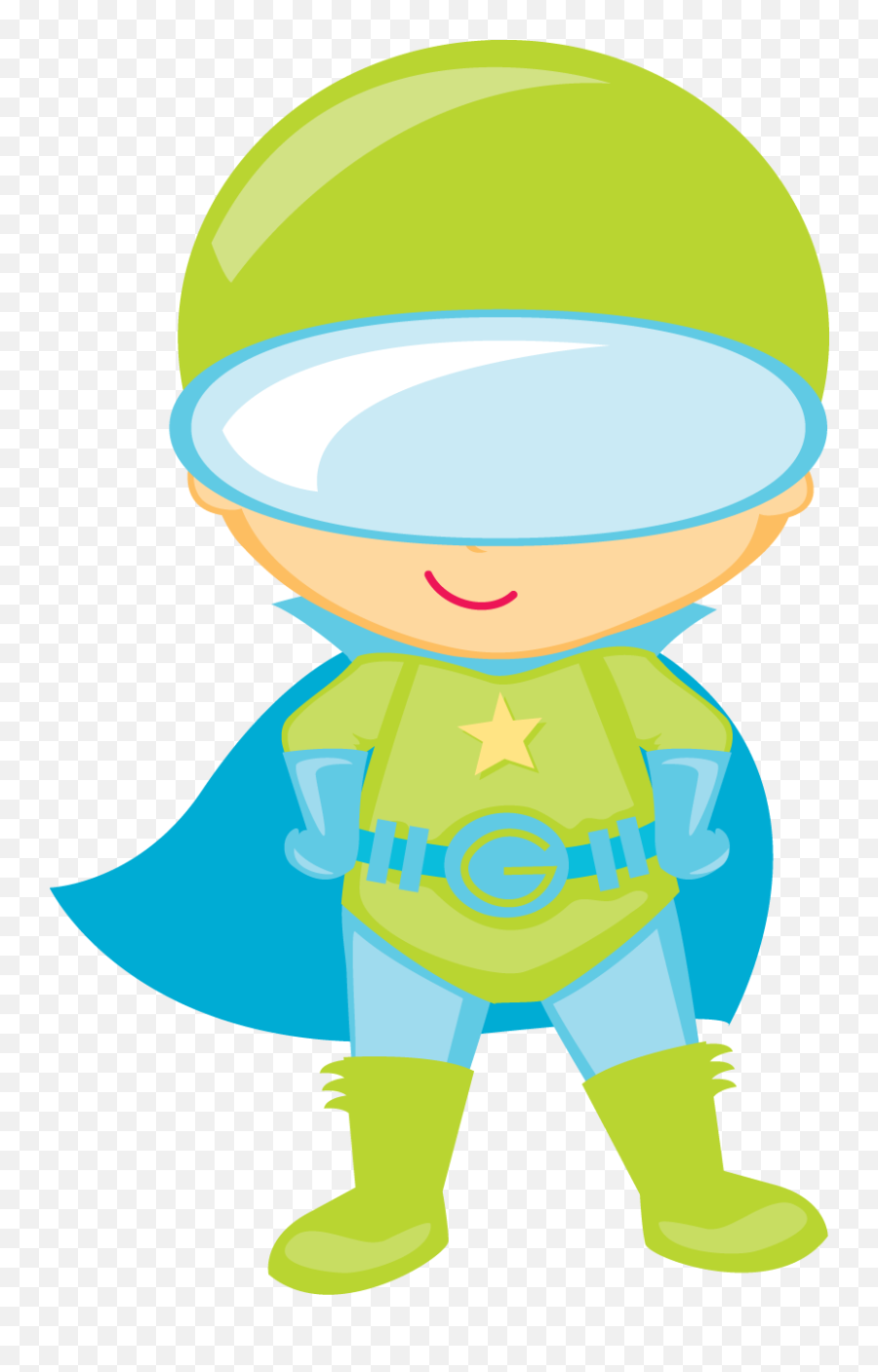 Kids Dressed As Superheroes Clipart - Cute Superhero Png Emoji,Kid Superhero Clipart