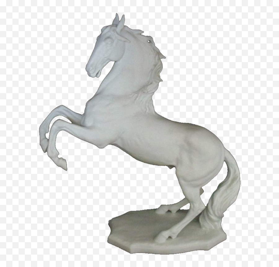 Kaiser White Bisque Porcelain Horse Stallion Statue Figurine Emoji,White Horse Png