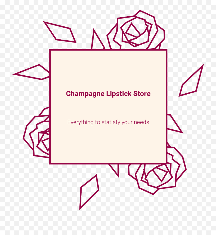 Champagne Lipstick Store Emoji,Lipstick Logo