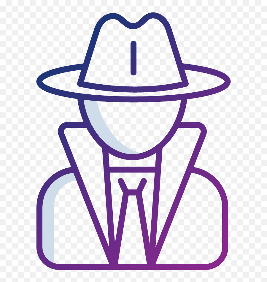 Mega - Item2331 Privasec Global Emoji,Detective Hat Png