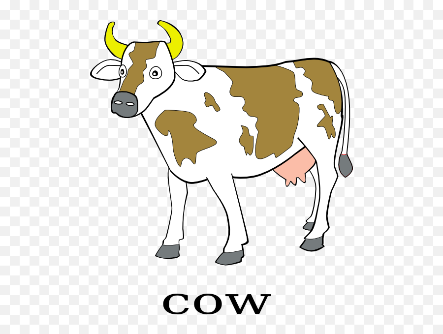 Cow Clip Art At Clkercom - Vector Clip Art Online Royalty Emoji,Longhorn Skull Clipart