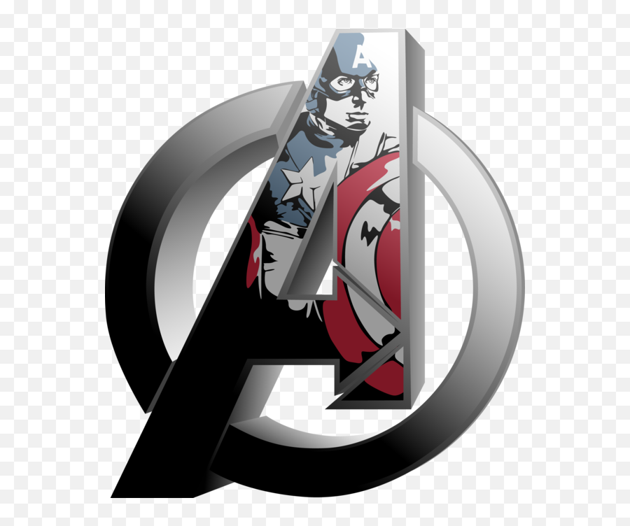 Download Avengers Logo Iron Man - Full Size Png Image Pngkit Emoji,Capitan America Logo