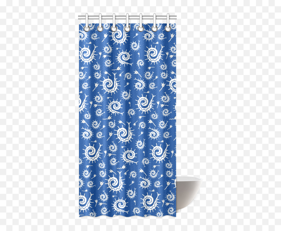 Blue Funky Bugs Shower Curtain 36x72 Id D691750 Emoji,Transparent Shower Curtain With Design
