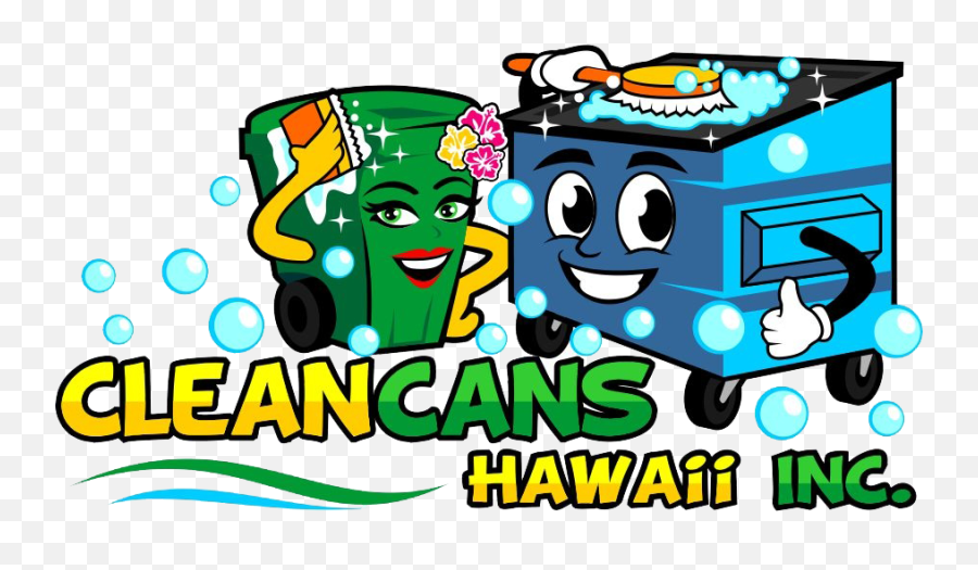 Clean Cans Hawaii Inc - Clean Trash Cans Service Emoji,Hawaii Logo