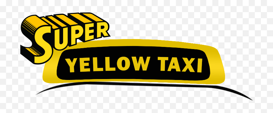 Super Yellow Taxi A Professional Taxi Cab Service For The - Supergirl Emoji,Yellow Logo