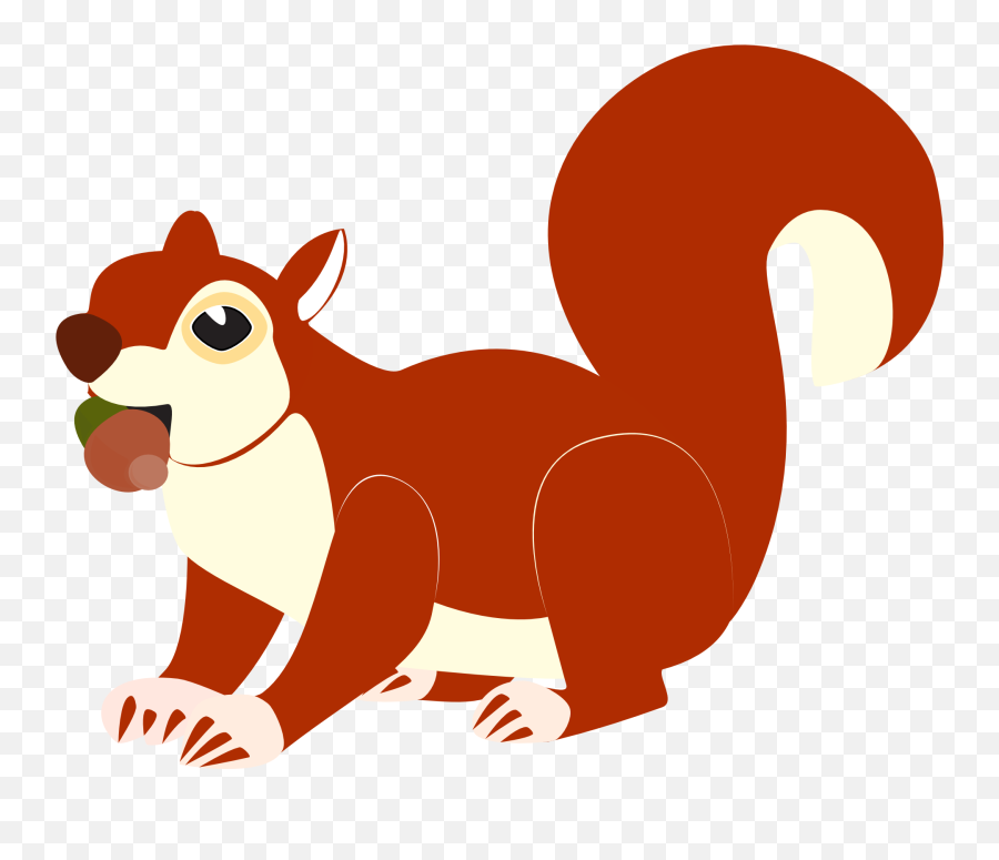 The Squirrel Clipart Free Image - Squirrels Clipart Png Emoji,Squirrel Clipart
