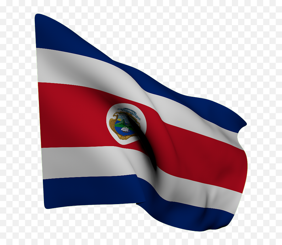 Flag Costa Rica White - Costa Rica Flag Png Emoji,Costa Rica Png