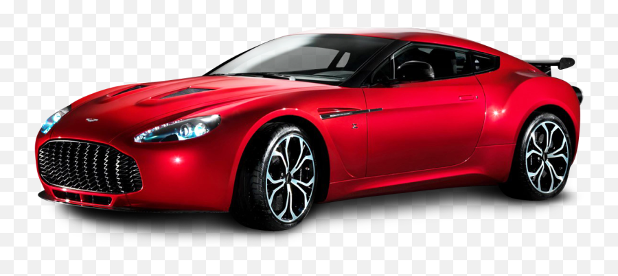 Aston Martin V12 Zagato Red Sports Car - Aston Martin V12 Zagato Png Emoji,Sports Car Png