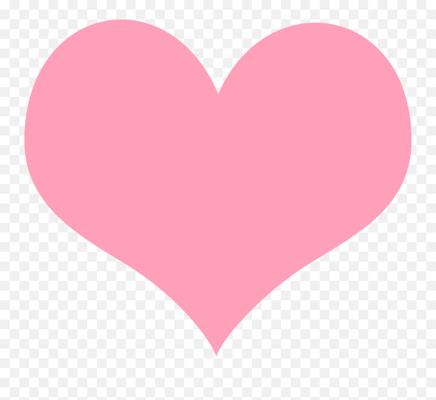 Pink Heart Clipart Free Download Transparent Png Creazilla - Transparent Pink Love Heart Emoji,Heart Clipart