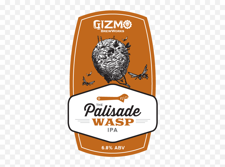 Palisade Wasp Ipa - Gizmo Brew Works Language Emoji,Wasp Logo