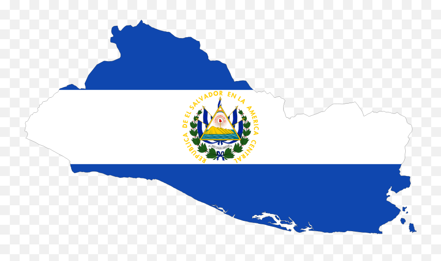 El Salvador Country Clipart - El Salvador Map Flag Emoji,Distressed Flag Clipart
