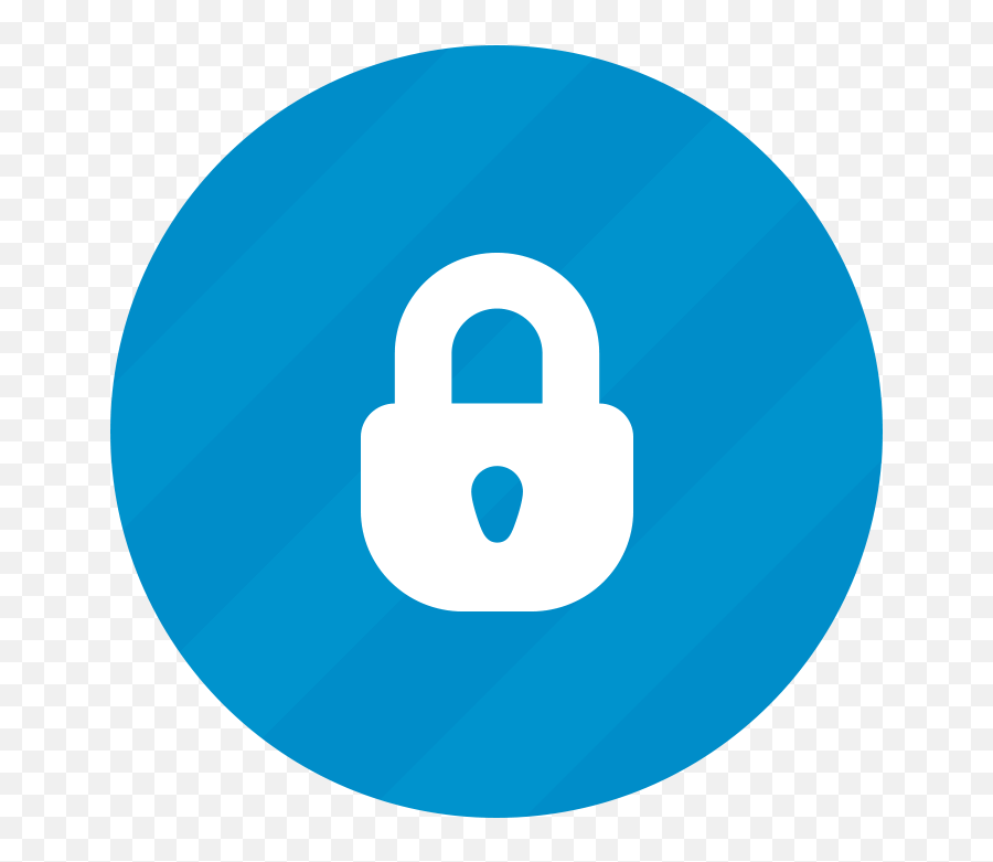 Lock Vector Png - Odeabank Passu0027o Youtube Round Logo Blue Emoji,Logo De Youtube Png