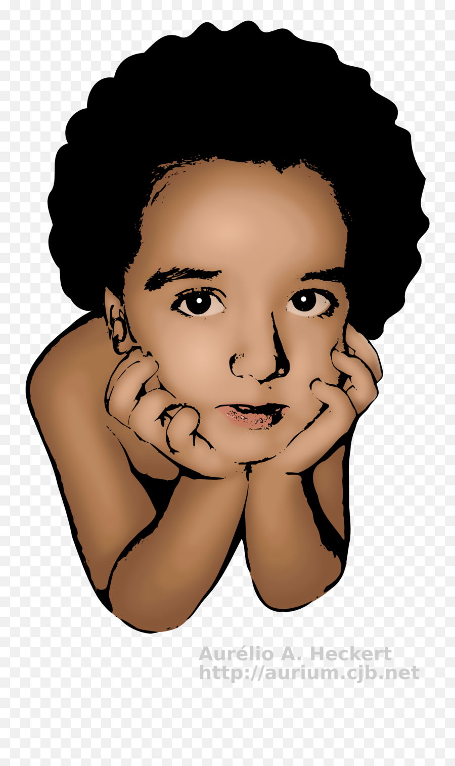 Face Of The Thinking Child Clipart Free - Portable Network Graphics Emoji,Child Clipart