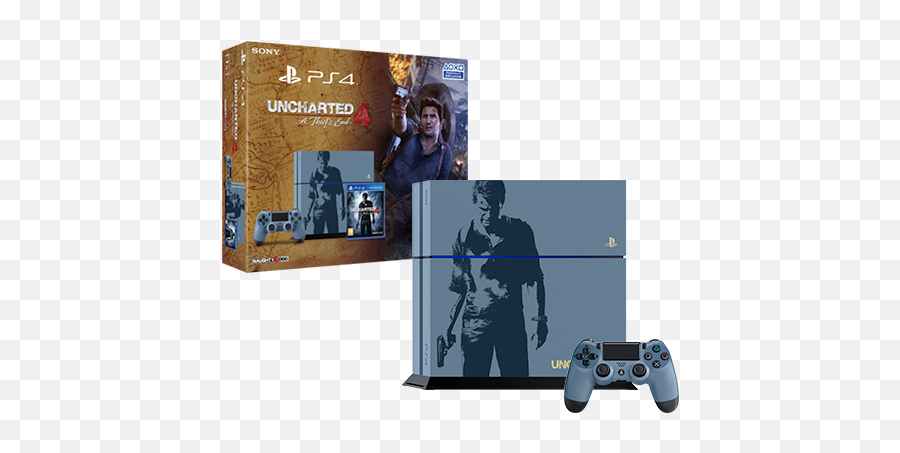 Sony Playstation 4 1tb Uncharted 4 A Thiefs End Limited Emoji,Uncharted 4 Transparent
