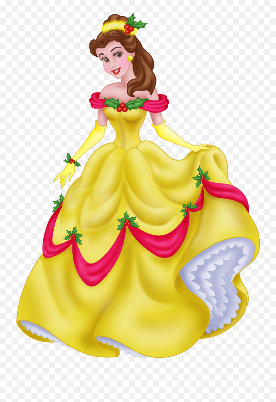 Disney Princesses Clipart Christmas - Clipart Disney Princess Christmas Emoji,Disney Png