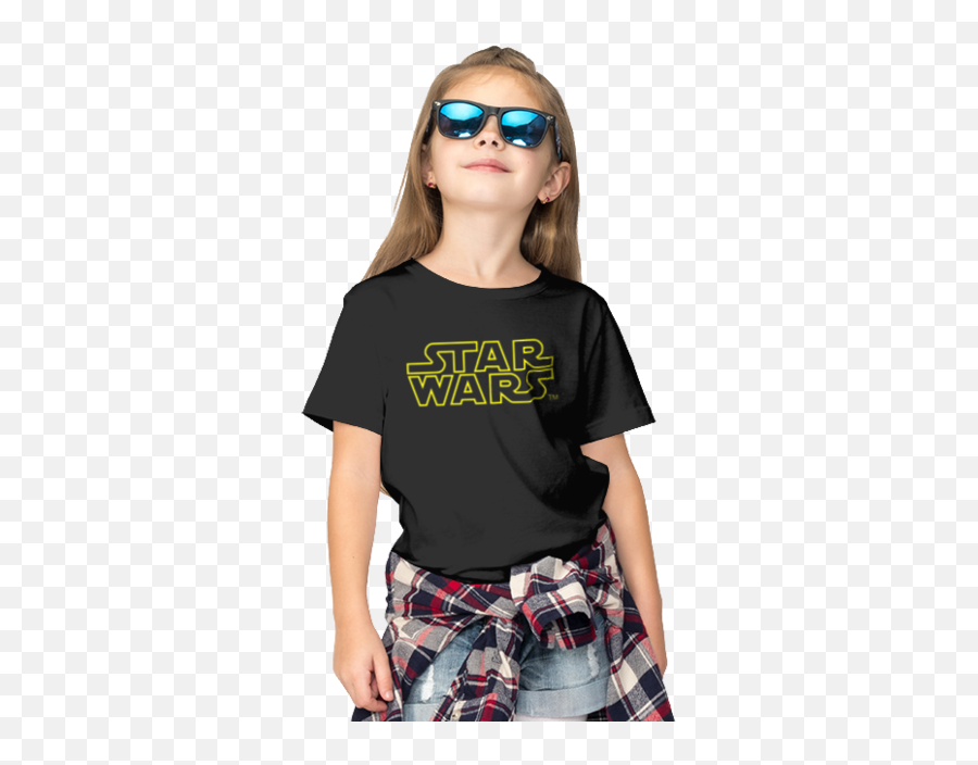 Womenu0027s T - Shirt With Print Star Wars Logo Yellow Emoji,Star Wars Logo T Shirt