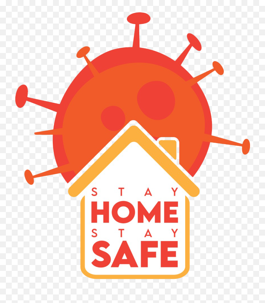 Stay Safe Png Clipart - Stay Home Logo Corona Emoji,Safe Clipart