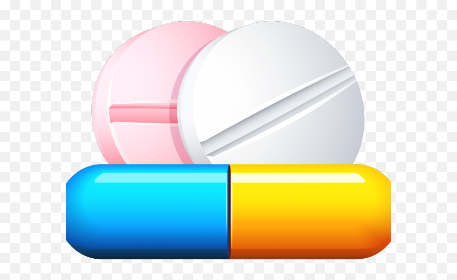 Drugs Clipart Medicine Tablet - Pills Clipart Png Emoji,Tablet Clipart