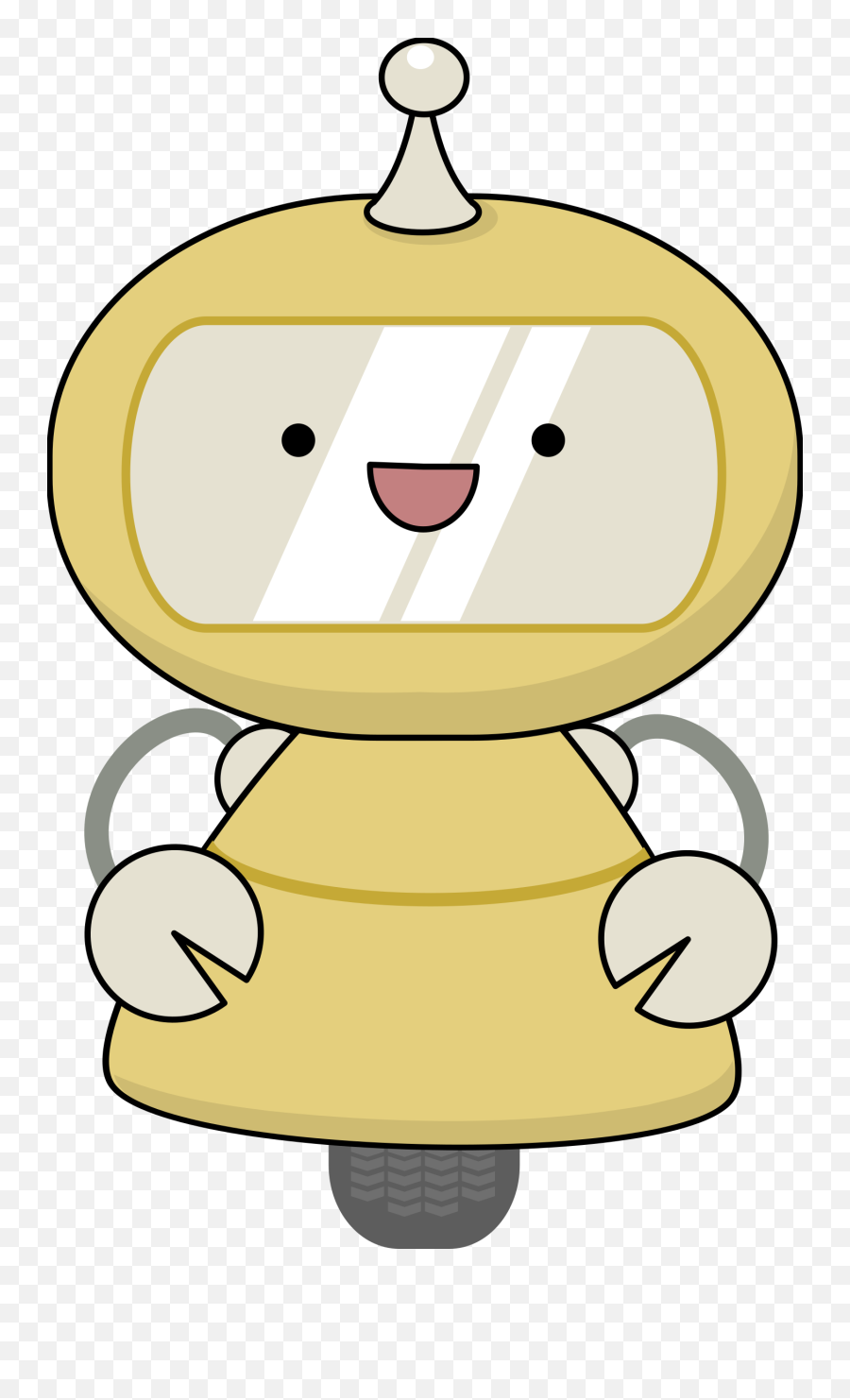 Friendly Robot In Yellow Clipart Free Download Transparent - Robot Friendly Cartoon Png Emoji,Robot Clipart