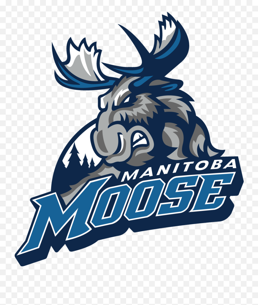 Manitoba Moose Logo Hockey Logos Moose Logo Sports Team - Manitoba Moose Logo Emoji,Hockey Team Logos