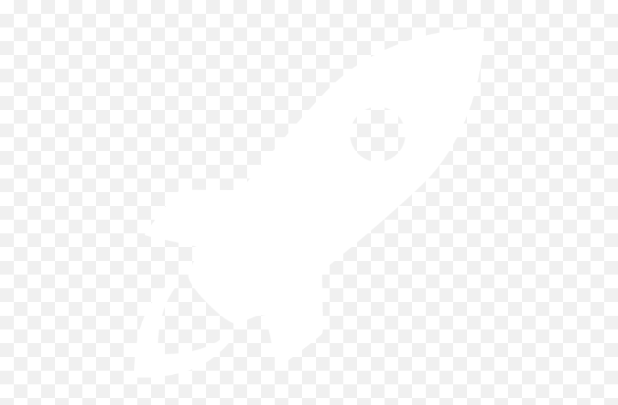 White Rocket Icon - Transparent Rocket Icon White Emoji,Rocket Transparent Background