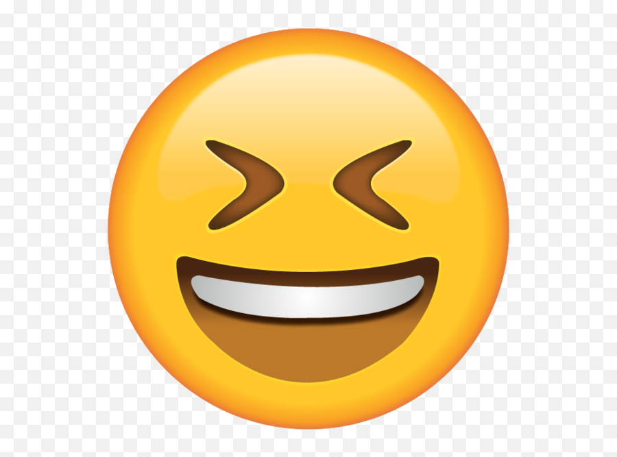 Smiling Face With Tightly Closed Eyes - Emoji Smile,Eyes Emoji Png