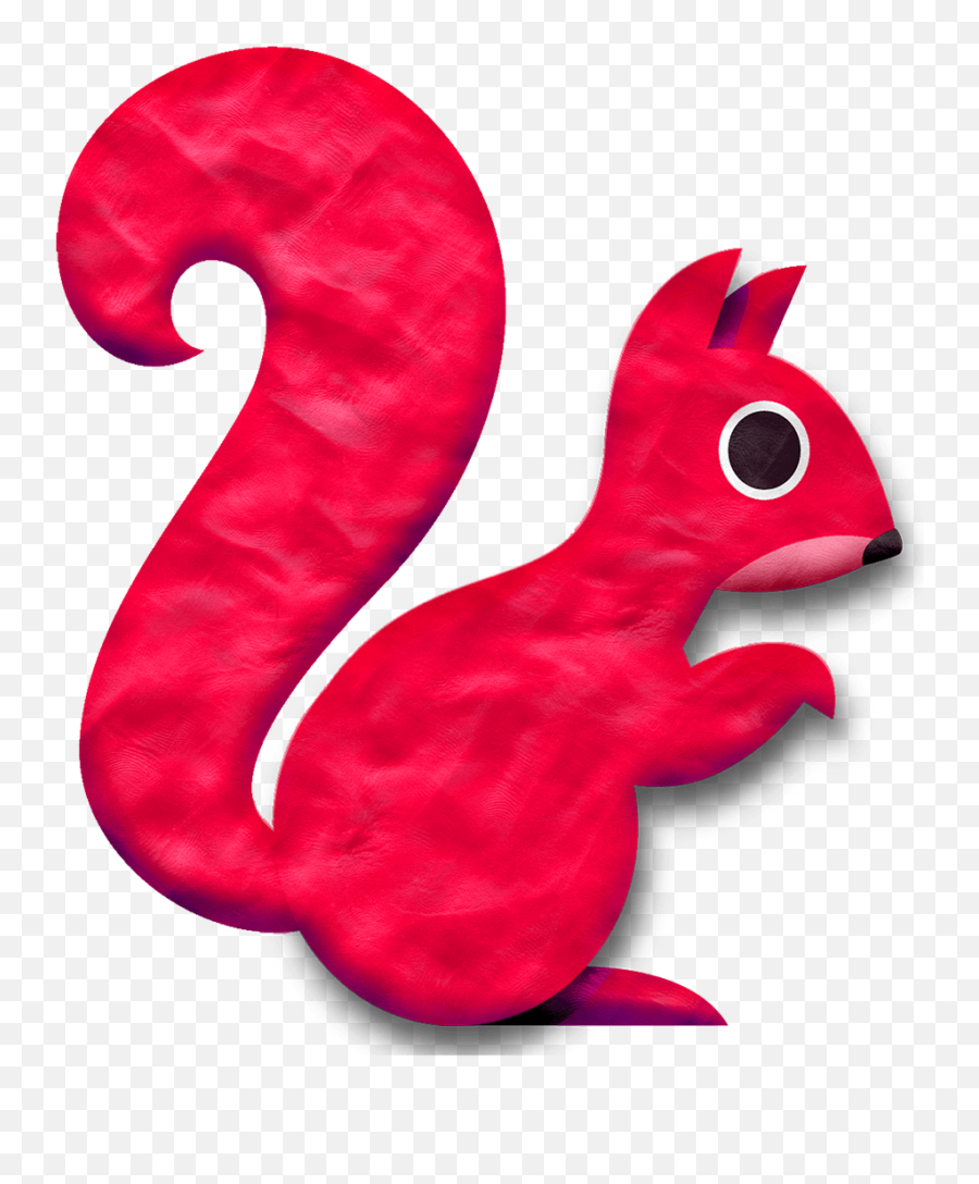 Cartoon Squirrel Clipart - Red Squirrel Emoji,Squirrel Clipart