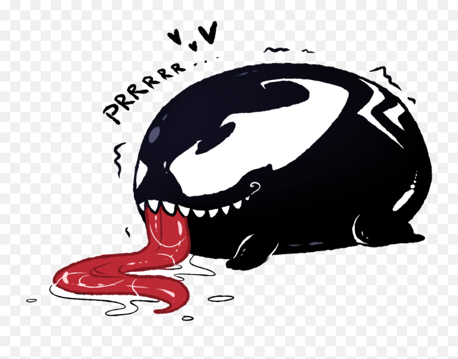 Hot Tater Tot - Smol Venom Transparent Cartoon Jingfm Venom Smol Emoji,Venom Clipart