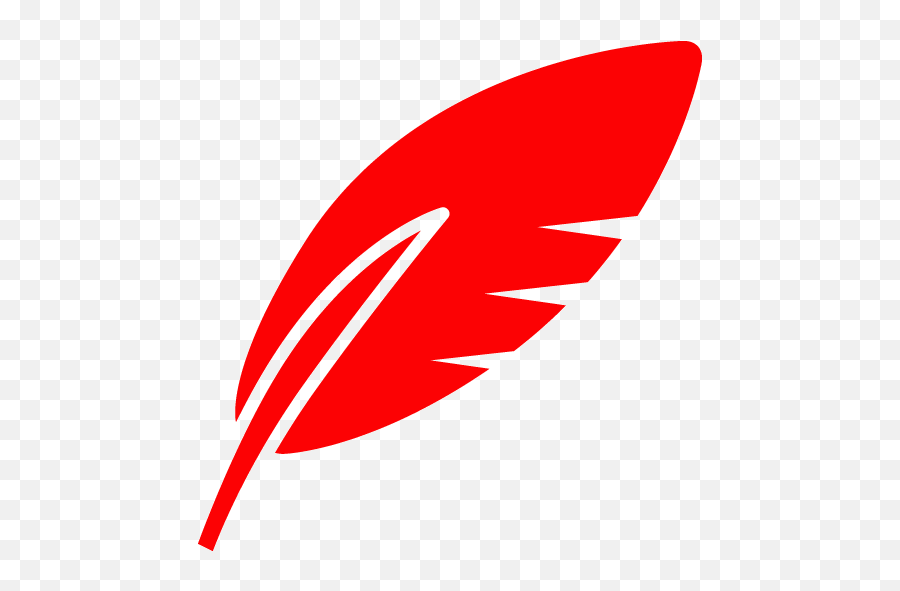 Library Of Red Feather Svg Download Png - Red Feather Icon Png Emoji,Feather Clipart