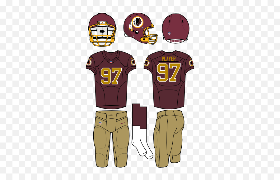 Washington Redskins Alternate Uniform - National Football Emoji,Washington Redskins Logo Png