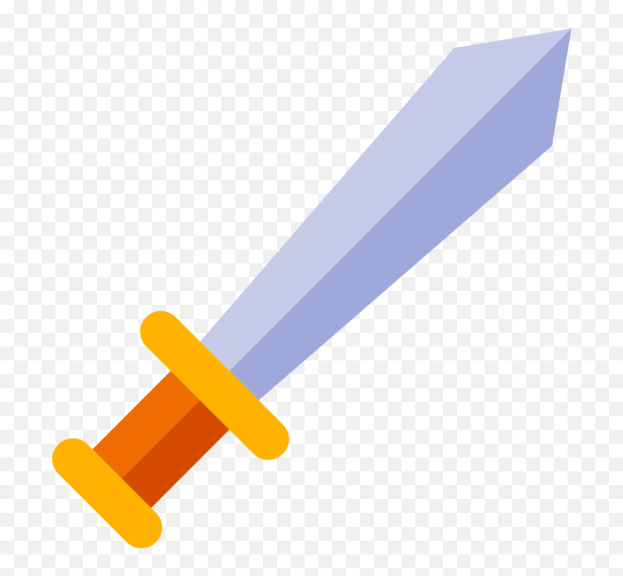Lineangleyellow - Sword And Shield Icons Clipart Full Emoji,Sword And Shield Clipart