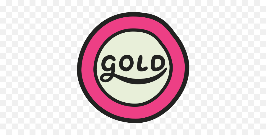 Gold - Dot Emoji,Gold Logo