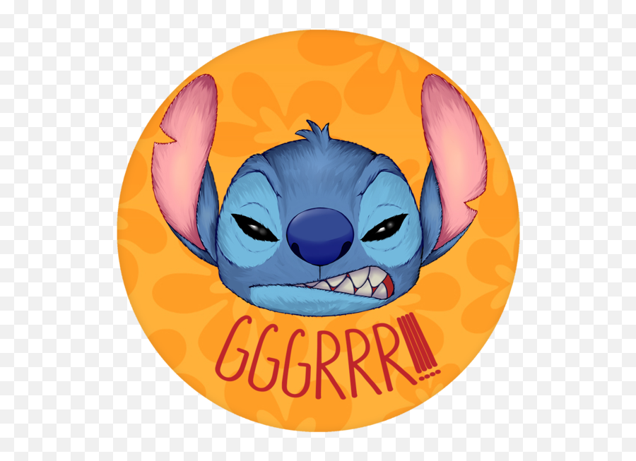 Disney Pop Grip - Stitch Angry Face Emoji,Stitch Clipart