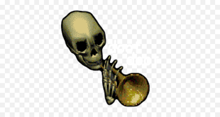 Spooky Skeleton - Support Campaign Twibbon Doot Emote Emoji,Skeleton Transparent