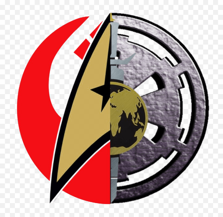 Star Wars Logo Clipart - Star Wars Star Trek Png Terran Empire Emoji,Star Wars Logo