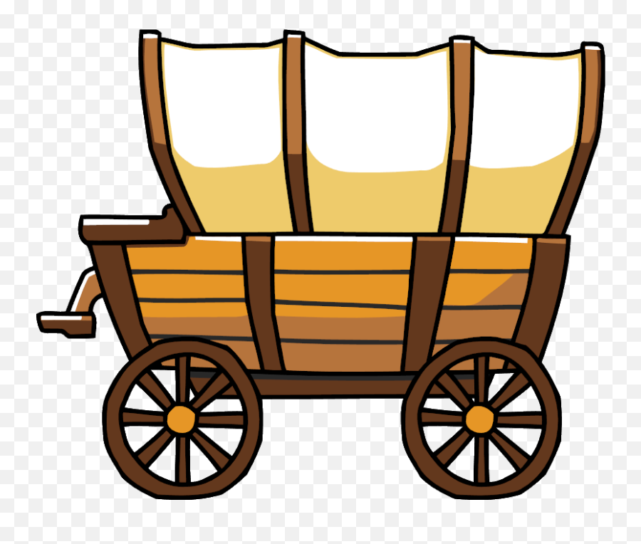Wagon Clipart Transparent Wagon - Transparent Covered Wagon Clipart Emoji,Wagon Clipart