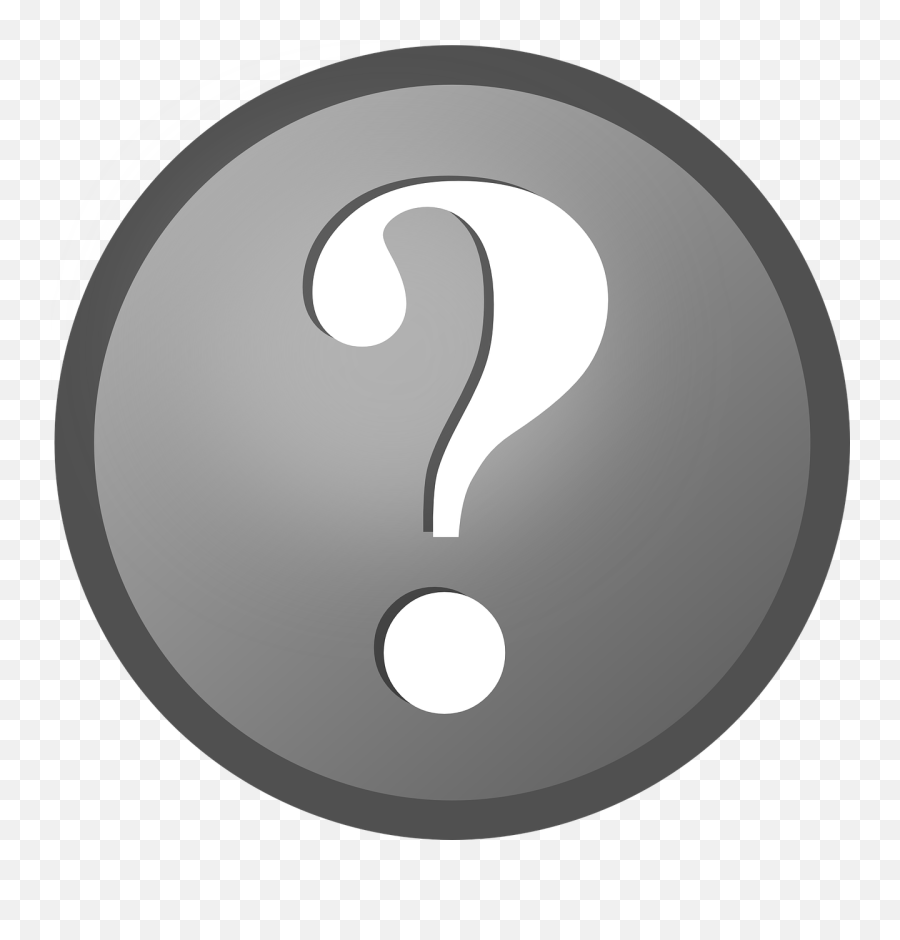 Download Hd Question Mark Icon Symbol - Fragezeichen Symbol Walking Dead Question Mark Emoji,No Symbol Transparent