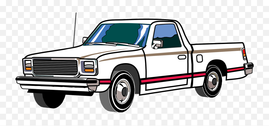 Late Seventies Truck Clipart - Pickup Truck Emoji,Pickup Truck Clipart
