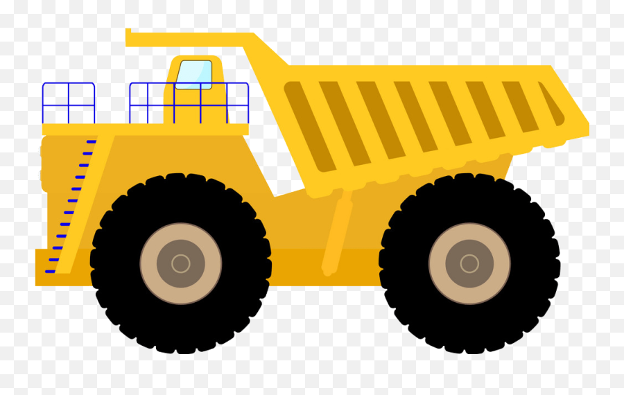 Dump Truck Clipart - Clipartworld Heavy Equipment Trucks Cartoon Emoji,Truck Clipart