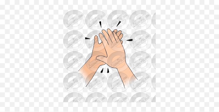 Clap Hands Picture For Classroom Therapy Use - Great Clap Language Emoji,Hands Clipart