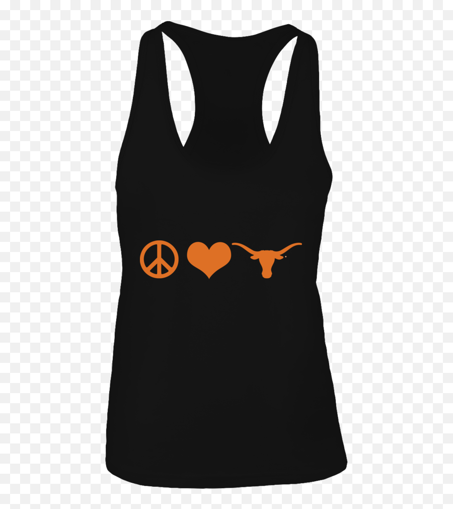 Peace Love Ut Longhorns Ut Longhorns Athletic Tank Tops Emoji,Longhorns Logo
