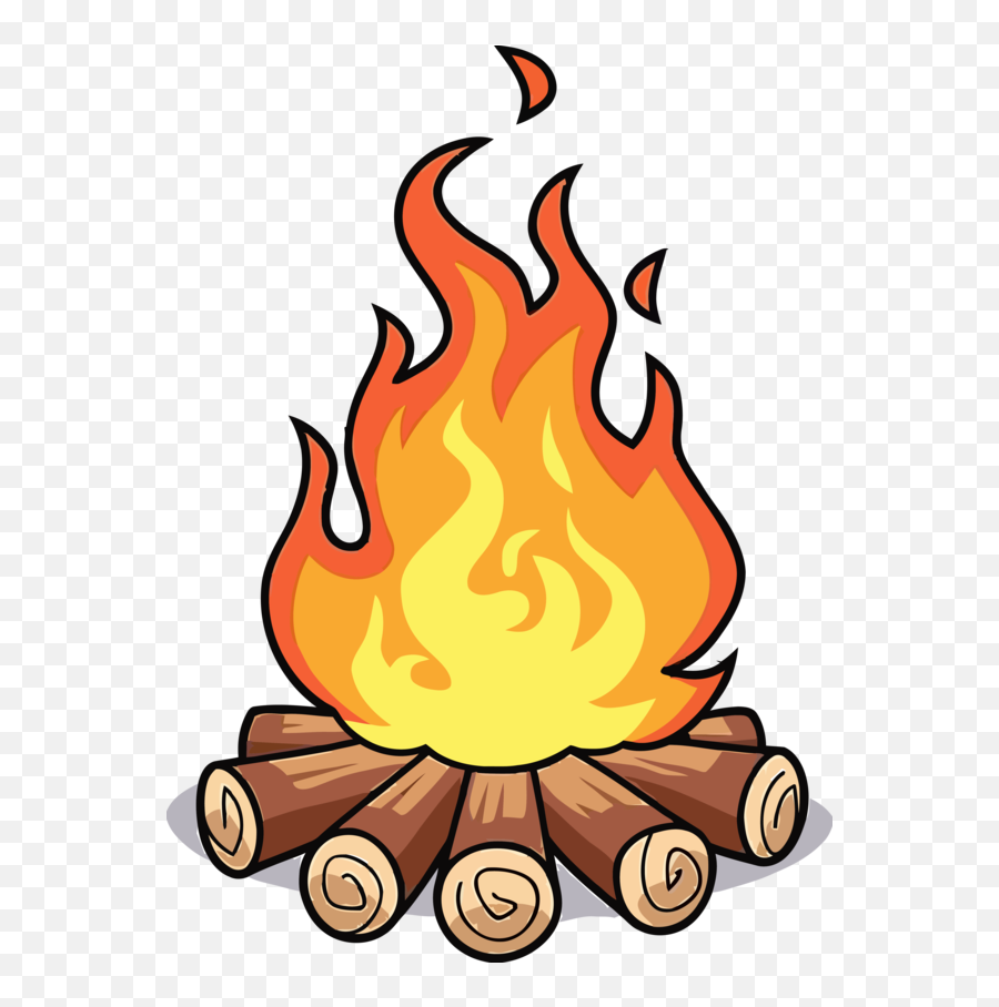 Download Lohri Cartoon Flame Fire For - Campfire Sticker Emoji,Cartoon Fire Png