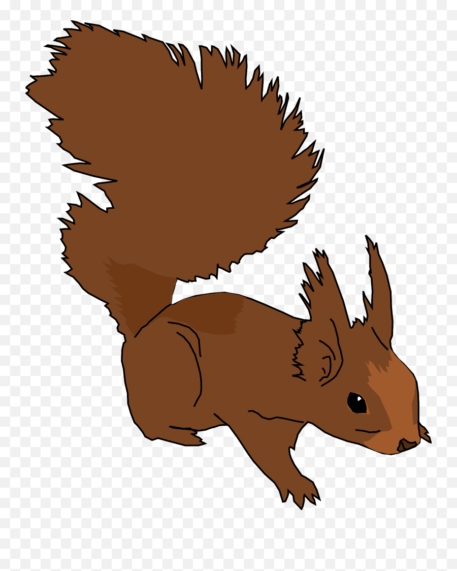 Squirrel Clipart - Squirrel Clip Art Emoji,Squirrel Clipart